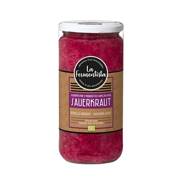 Chucrut Clásico Púrpura 680 g La Fermentista